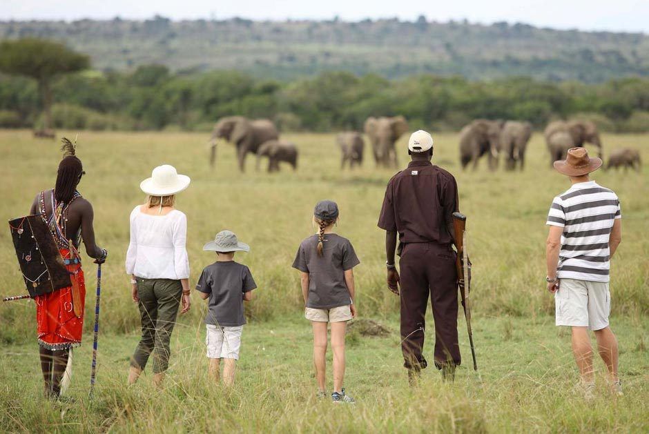 Safari from Arusha with walking safari scenery